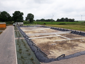 Construction de la station d'épuration