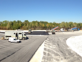 Réalisation d'un centre de tri des déchets