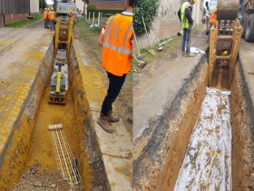 Création réseau eaux usées