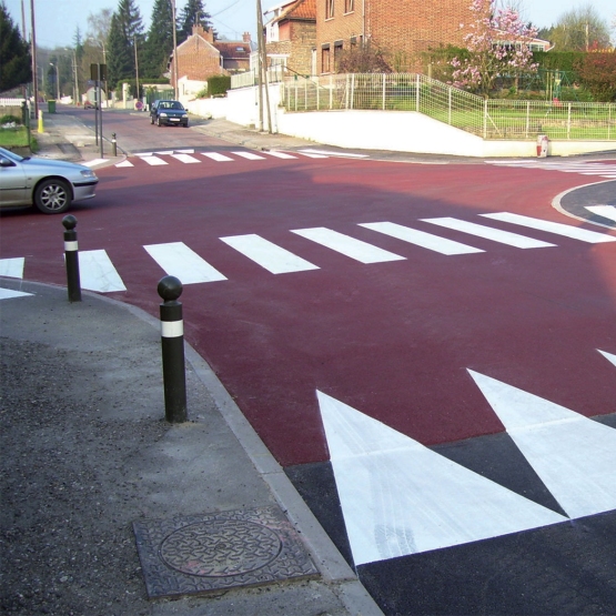 Les enrobés de couleur