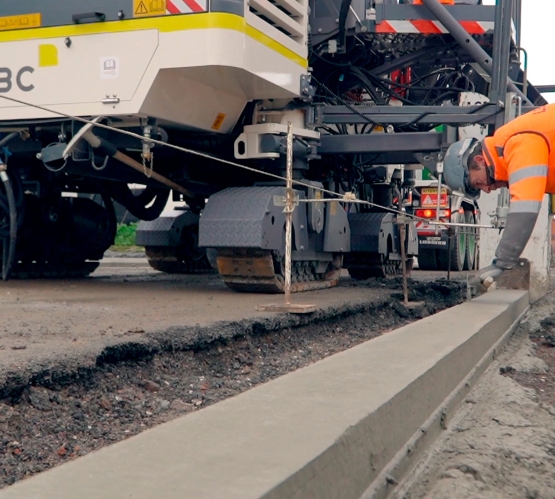 Les bordures coulées en place