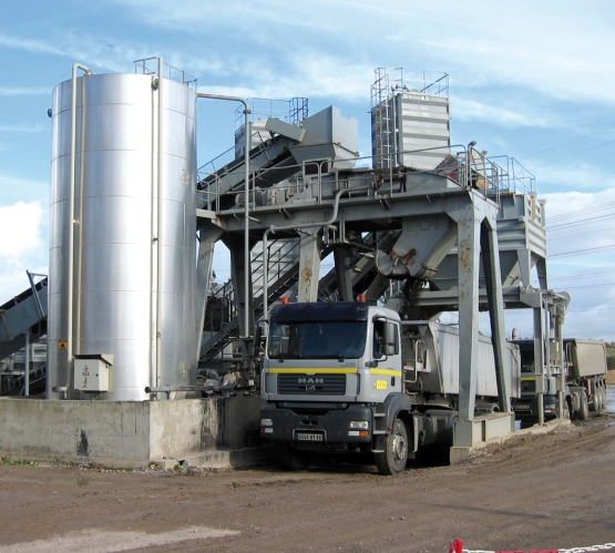 Les centrales de graves routières