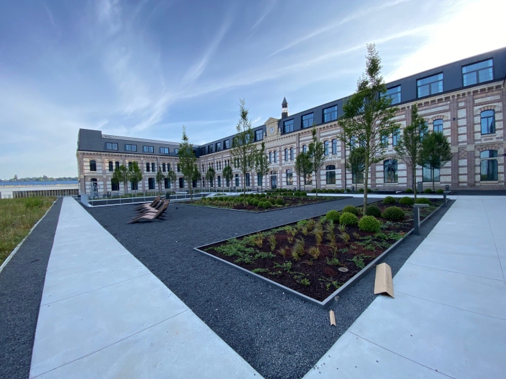 Le chantier de l'Hôtel HYATT à Rouen par Troletti TP