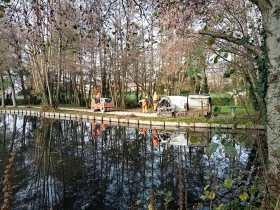 Réfection des chemins et aménagement d'un parc