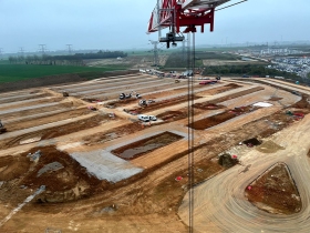 Construction Poste d'Accès Chantier 