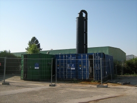 Station service en cours d’exploitation