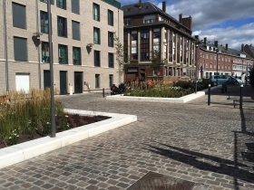 Aménagement de la place au Feurre