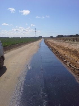 Recalibrage de chaussée RD 454