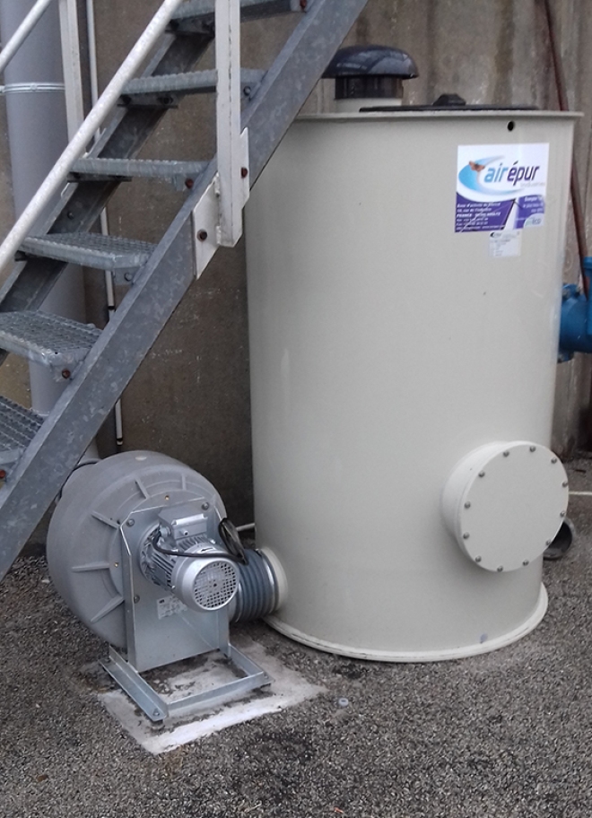 Traitement des odeurs d'une station d'épuration Image 1