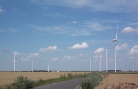 Implantation de 5 éoliennes