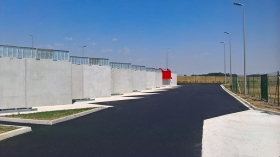 Construction d'une déchetterie