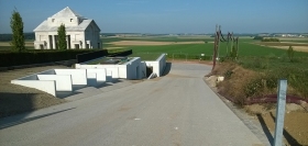 Construction du centre Sir John Monash - Mémorial Villers-Bretonneux