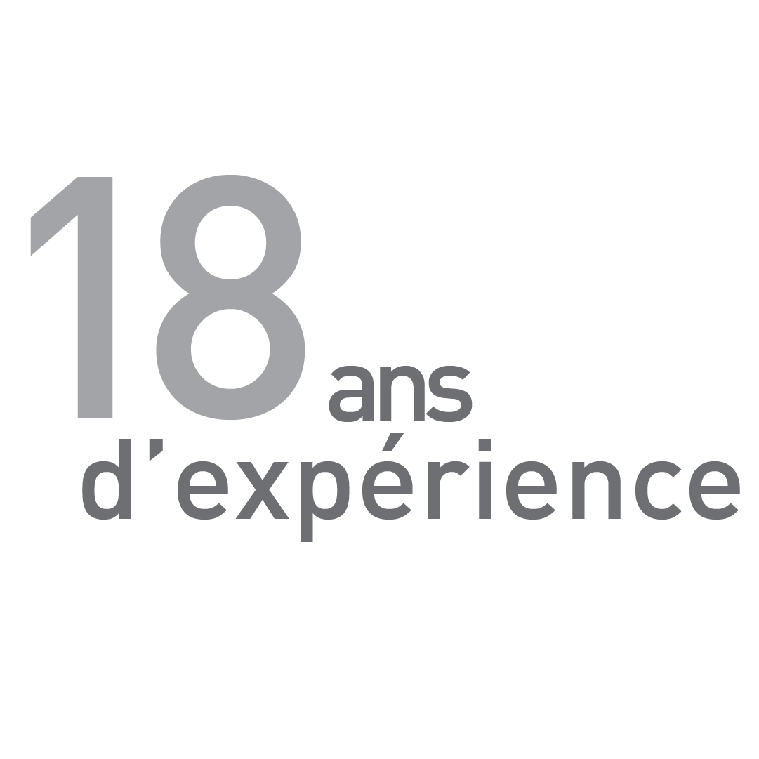 18 ans d'experience