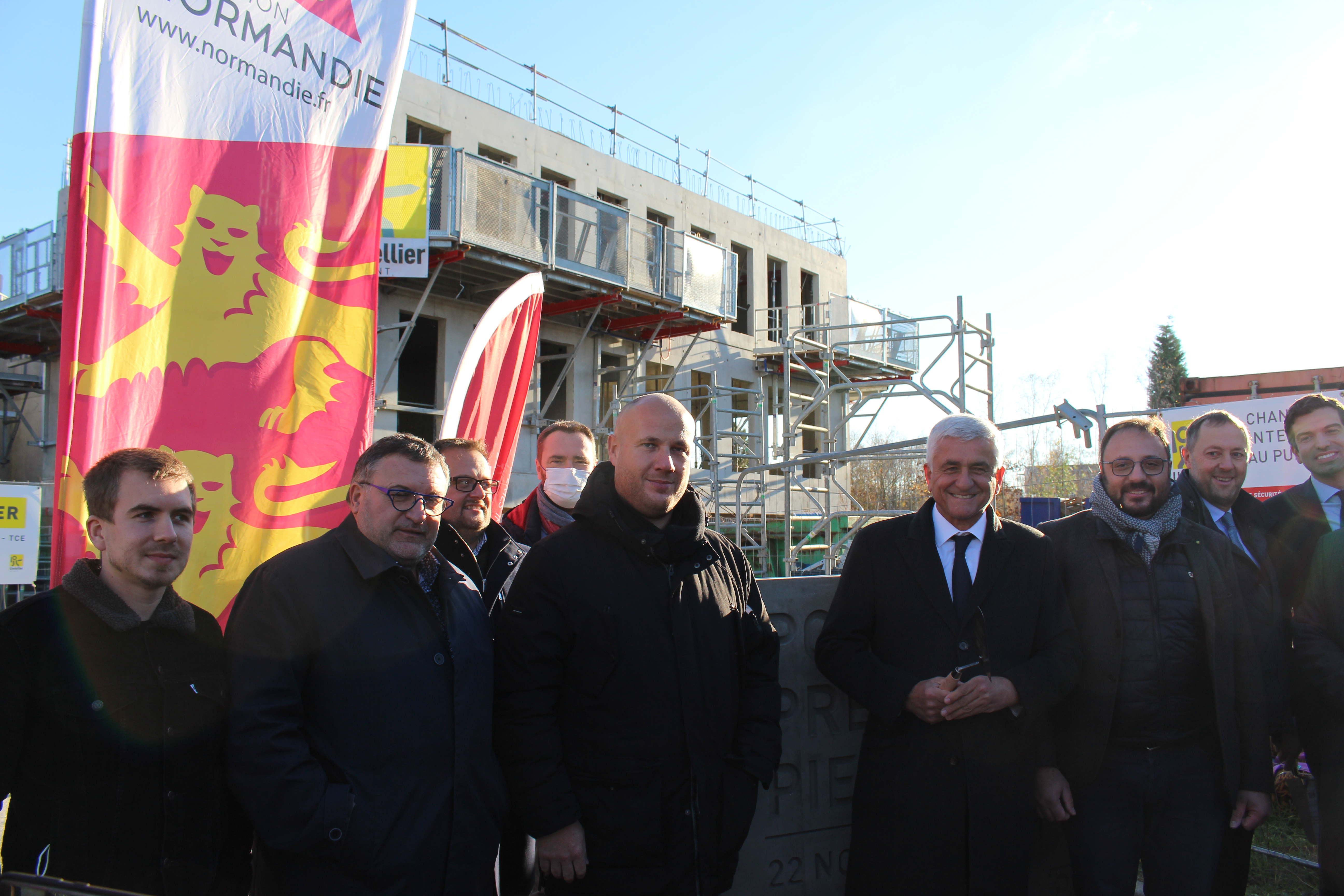 Pose de première pierre ESIGELEC